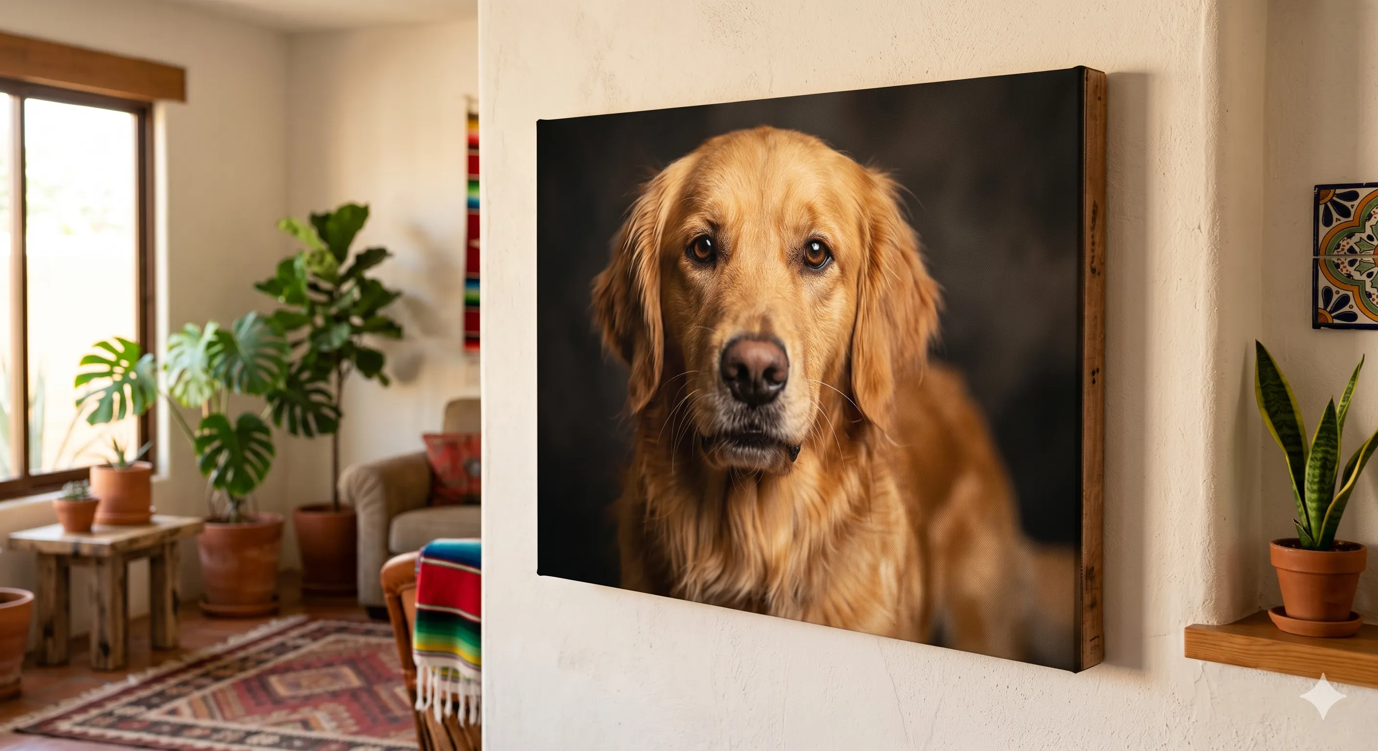 Cuadro canvas personalizado de mascota - Cuadranvas Puebla